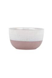 KDMD Hortus Pink & White Bordeaux Stoneware Pot 14.5cm H x 25cm Dia - thumbnail 6