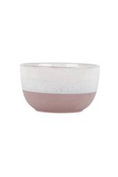 KDMD Hortus Pink & White Bordeaux Stoneware Pot 14.5cm H x 25cm Dia - thumbnail 1