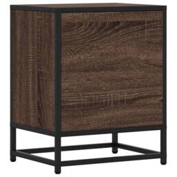 Berkfield Home Decorative Bedside Cabinets 2 pcs Brown Oak 40x31x50 cm Engineere - Size: 40 x 31 x 50 cm - thumbnail 8