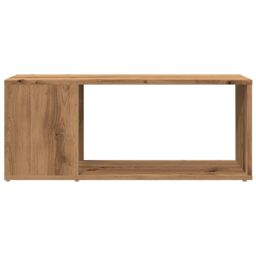 Berkfield Home TV Cabinet Artisan Oak 80x24x32cm Engineered Wood in Brown - Size: 80 x 24 x 32 cm - thumbnail 5