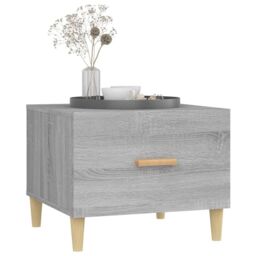 Berkfield Home Coffee Tables 2 pcs Grey Sonoma 50x50x40 cm Engineered Wood - Size: 50 x 50 x 40 cm - thumbnail 5