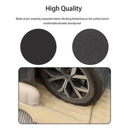 SPETLEK Grey Inflatable Car Air Bed Back Rear Seat Rest Foldable Mattress - Size: Small Single - thumbnail 4