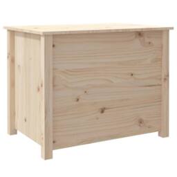 Berkfield Home Coffee Table 71x49x55 cm Solid Wood Pine in Natural - Size: 71 x 49 x 55 cm - thumbnail 9