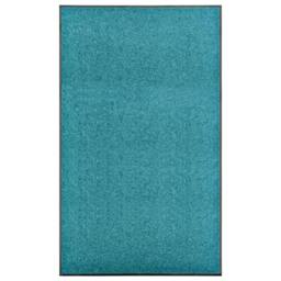 Berkfield Home Doormat Washable Cyan 90x150 cm in Teal - thumbnail 2