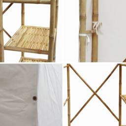 sweeek Bamboo wardrobe, 3 shelves in Beige - thumbnail 8