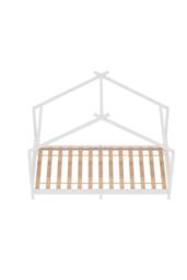 H&O Direct Pine Wood House-Style Bed Frame in White - thumbnail 8