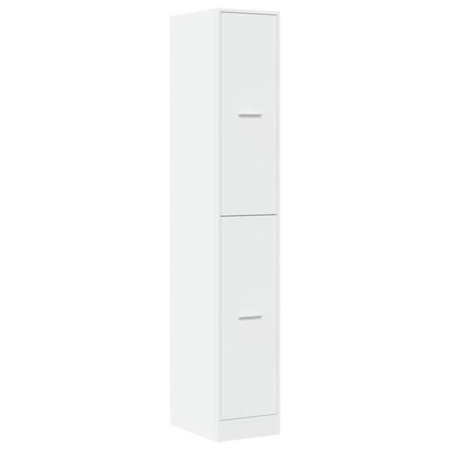 Berkfield Home Elegant Apothecary Cabinet¬†White 30x41x174.5 cm Engineered Wood in White - image 1