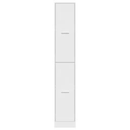 Berkfield Home Elegant Apothecary Cabinet¬†White 30x41x174.5 cm Engineered Wood in White - thumbnail 5