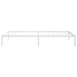 Berkfield Home Metal Bed Frame White 100x200 cm - thumbnail 6