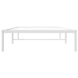 Berkfield Home Metal Bed Frame White 100x200 cm - thumbnail 5