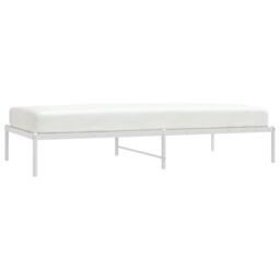 Berkfield Home Metal Bed Frame White 100x200 cm - thumbnail 3