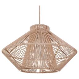 Wyld and Coco Beige Cotton Rope Pendant Lamp Japandi - thumbnail 2