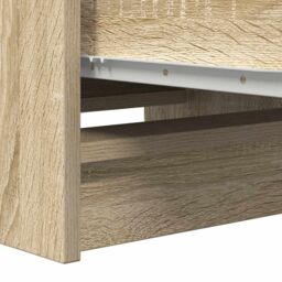 Berkfield Home Sideboard Sonoma Oak 37.5x35x99 cm Engineered Wood in Brown - thumbnail 9