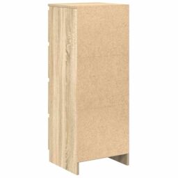 Berkfield Home Sideboard Sonoma Oak 37.5x35x99 cm Engineered Wood in Brown - thumbnail 8