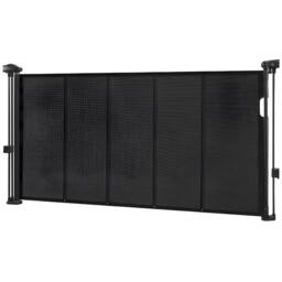 Ferand Retractable Baby Gate 870 mm Tall Extends up to 1400 mm Wide in Black - thumbnail 2