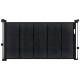 Ferand Retractable Baby Gate 870 mm Tall Extends up to 1400 mm Wide in Black - thumbnail 1