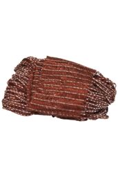 Neel Blue Glitter String Curtain Panel, Ivory, 200cm x 100cm in Burgundy - Size: 100 cm width x 200 cm drop - thumbnail 5