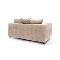 Abakus Direct Harriet Crushed Chenille 2 Seater Sofa in Cream - thumbnail 3