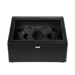 Kelvenix 6 Slots Display Case Rotating Storage Organizer in Black - Size: 500mm - thumbnail 5