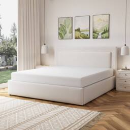 Artemis Home Weston Fabric 180cm Superking Ottoman Bed Frame with Storage - Beige - Size: Super King - thumbnail 2