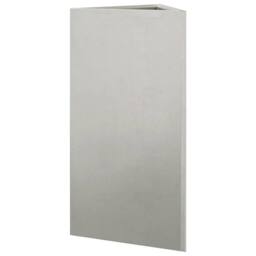 Berkfield Home Durable Garden Planter Triangular 40x34.5x70 cm Stainless Steel in Silver - thumbnail 6