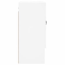 Berkfield Home Wall Cabinet White 60x31x70 cm Engineered Wood - Size: 60 x 31 x 70 cm - thumbnail 7