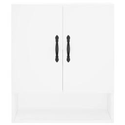Berkfield Home Wall Cabinet White 60x31x70 cm Engineered Wood - Size: 60 x 31 x 70 cm - thumbnail 5