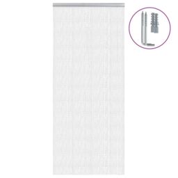 Berkfield Home Chain Door Fly Screen 90x200 cm Aluminium in Silver - thumbnail 1
