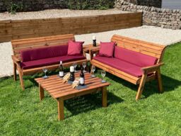 Charles Taylor Trading Six Seater Balmoral Corner Set in Brown - thumbnail 2