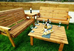 Charles Taylor Trading Six Seater Balmoral Corner Set in Brown - thumbnail 3