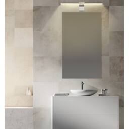 Netlighting Pepe Bathroom Over Mirror Light Nickel Matt IP44 LED 4000K in Grey - thumbnail 3