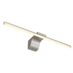 Netlighting Pepe Bathroom Over Mirror Light Nickel Matt IP44 LED 4000K in Grey - thumbnail 1