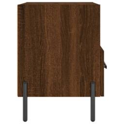 Berkfield Home Bedside Cabinets 2 pcs Brown Oak 40x35x47.5 cm Engineered Wood - thumbnail 8