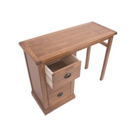 Cabinet Bits Tirolo 3 Drawer Desk - Dressing Table Brass Cup Handle in Brown - thumbnail 4
