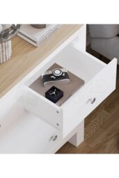 Home Discount Vida Designs Arlington 2+2 Drawer Chest Storage Bedroom Furniture in White - thumbnail 3