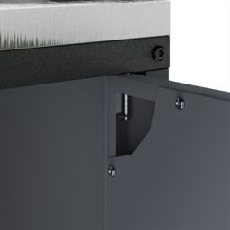 Berkfield Home Kitchen Storage Cabinet with Shelf with Storage with Door Anthracite Steel - thumbnail 9