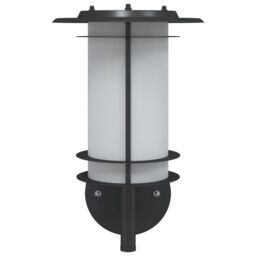 Berkfield Home Outdoor Wall Light Black Stainless Steel - thumbnail 4