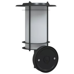 Berkfield Home Outdoor Wall Light Black Stainless Steel - thumbnail 6