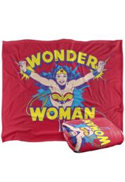 Warner Brothers Wonder Woman Officially Licensed Silky Touch Super Soft Throw Blanket 152 x 127 cm in White - thumbnail 2