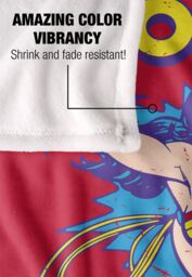 Warner Brothers Wonder Woman Officially Licensed Silky Touch Super Soft Throw Blanket 152 x 127 cm in White - thumbnail 4