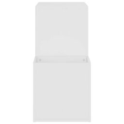 Berkfield Home Hall Shoe Cabinet White 105x35.5x70 cm Engineered Wood - thumbnail 6