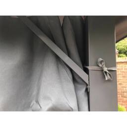 Glendale Leisure Highfield Gazebo Outdoor Garden BBQ Shelter, Party Tent & Canopy in Grey - thumbnail 5