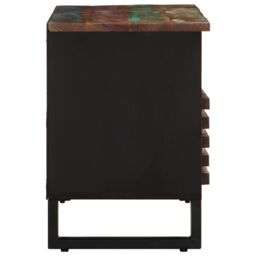 Berkfield Home TV Cabinet 100x34x46 cm Solid Wood Acacia - Size: 100 x 34 x 46 cm - thumbnail 4