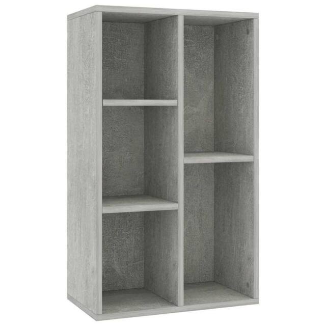 Berkfield Home Book Cabinet/Sideboard Concrete Grey 50x25x80 cm Engineered Wood - Size: 50 x 25 x 80 cm - image 1