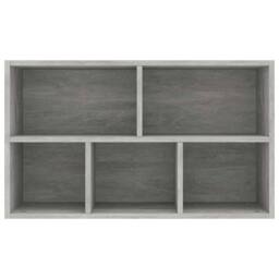 Berkfield Home Book Cabinet/Sideboard Concrete Grey 50x25x80 cm Engineered Wood - Size: 50 x 25 x 80 cm - thumbnail 9