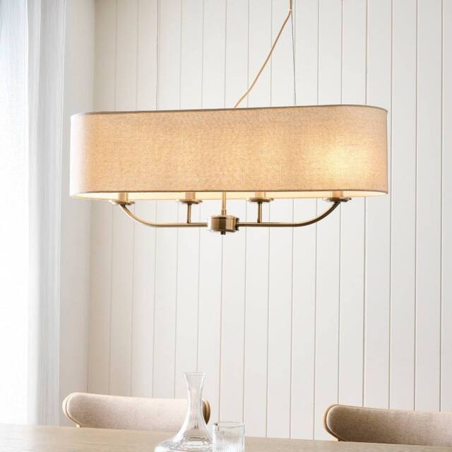 Pagazzi Marston Satin Nickel Pendant in Cream - image 1