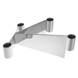 Georg Jensen Urkiola Stainless Steel Candle Holder 3586015 in Silver - Size: A - thumbnail 2