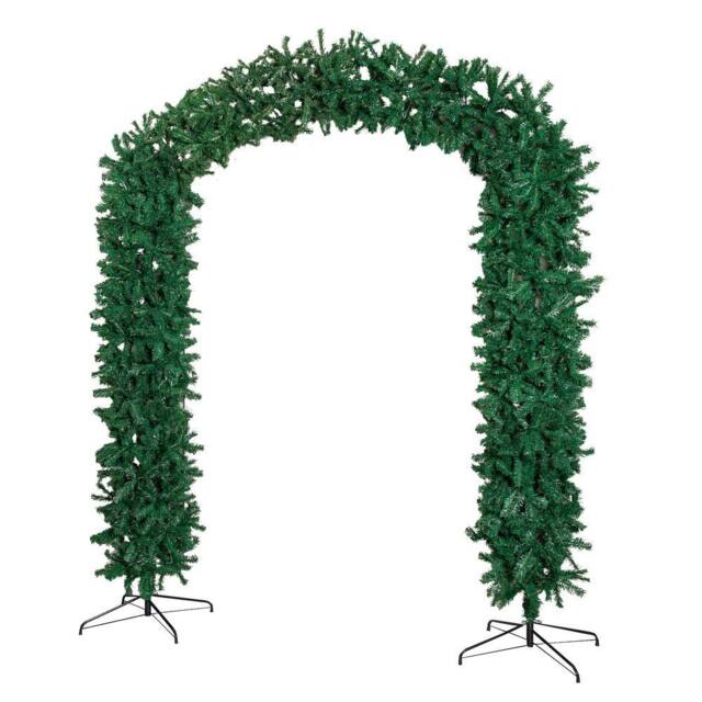 Samuel Alexander 8ft Double Door Green Christmas Tree Arch with 2000 Tips - image 1