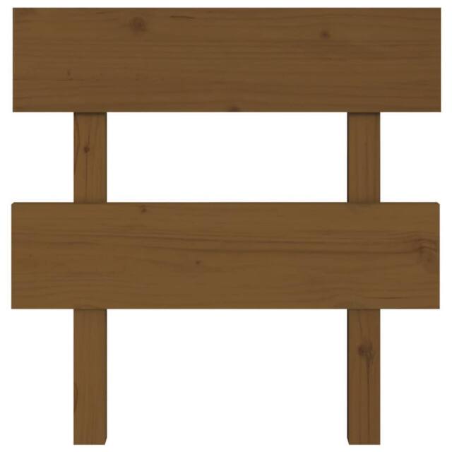 Berkfield Home Beautiful Bed Headboard Honey Brown 93.5x3x81 cm Solid Wood Pine - image 1