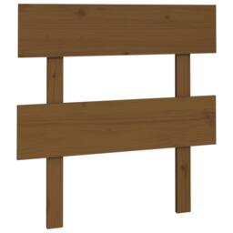 Berkfield Home Beautiful Bed Headboard Honey Brown 93.5x3x81 cm Solid Wood Pine - thumbnail 3